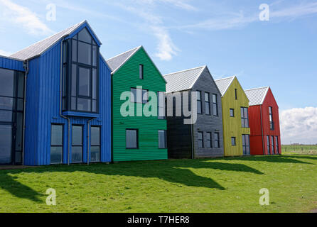 Ritiri naturale Hotel a John O' semole è impostato in un paesaggio remoto alla sommità del nord della Scozia Foto Stock