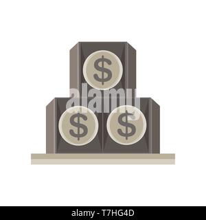 Occhio piramide dollar vedendo tutti illuminati vettore simbolo icona isolato Illustrazione Vettoriale
