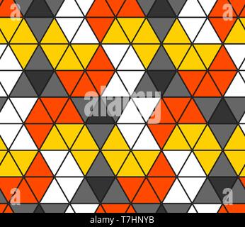 Seamless pattern del triangolo. Carta da parati geometrica della superficie. Contesto unico Illustrazione Vettoriale