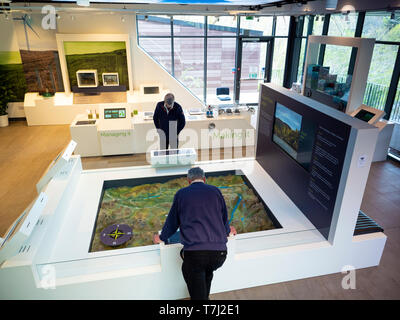Pitlochry Dam Visitor Center, Pitlochry, Highland Perthshire, Scotland, Regno Unito Foto Stock