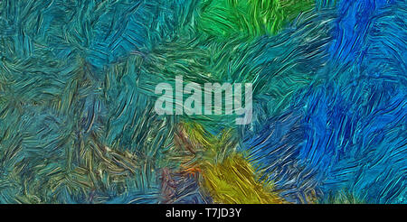 Abstract background texture. La pittura digitale in Vincent Van Gogh illustrazioni di stile. Disegnato a mano disegno artistico. Arte moderna. Buona per immagini stampate, p Foto Stock