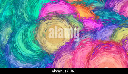 Abstract background texture. La pittura digitale in Vincent Van Gogh illustrazioni di stile. Disegnato a mano disegno artistico. Arte moderna. Buona per immagini stampate, p Foto Stock
