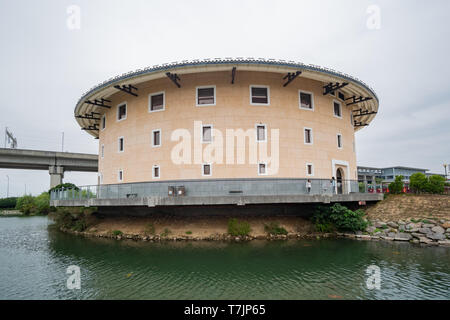 Miaoli, DIC 21: vista esterna del Miaoli Hakka casa rotonda sul dicembre 21, 2018 a Miaoli, Taiwan Foto Stock