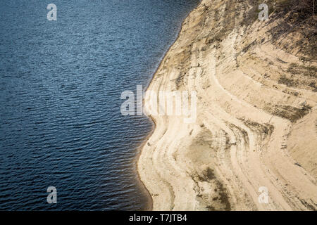 Il lago di Oasa serbatoio acqua, Transilvania, Romania Foto Stock