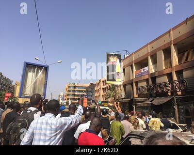 Burkina-faso bomba in Ouagadougou Foto Stock