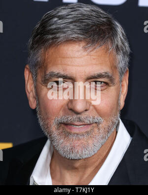 Hollywood, Stati Uniti. 07 Maggio, 2019. HOLLYWOOD e LOS ANGELES, CALIFORNIA, STATI UNITI D'AMERICA - maggio 07: Attore George Clooney arriva a Los Angeles prima di Hulu 'Catch-22" tenutasi presso la leva TCL Chinese Theatre IMAX il 7 maggio 2019 a Hollywood e Los Angeles, California, Stati Uniti. (Foto di Xavier COLLIN/Image Press Agency) Credito: Image Press Agency/Alamy Live News Foto Stock