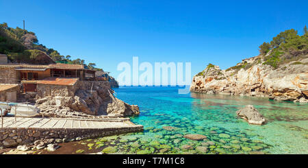 Deia spiaggia Maiorca Spagna Foto Stock