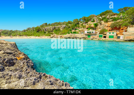 Cala Llombards, Mallorca, Spagna Foto Stock