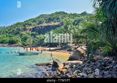 Wild beach sull'oceano Foto Stock