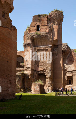 Terme di Caracalla (Italiano: Terme di Caracalla a Roma, Italia Foto Stock