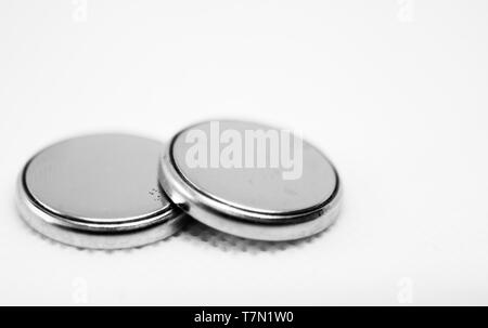Due batterie in bianco e nero Foto Stock
