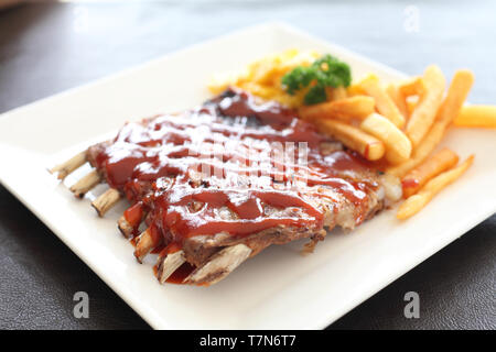 Nervature del BBQ Foto Stock