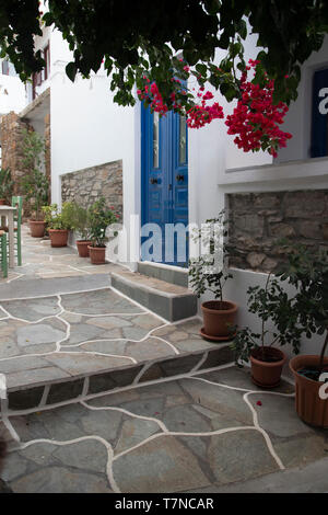 Grecia CICLADI, KITHNOS, Dryopida città storica Foto Stock