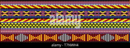 L'ornamento tradizionale degli abitanti dell est e del mondo arabo in cui i ricchi colori attirano buona fortuna e ricchezza. Illustrazione Vettoriale