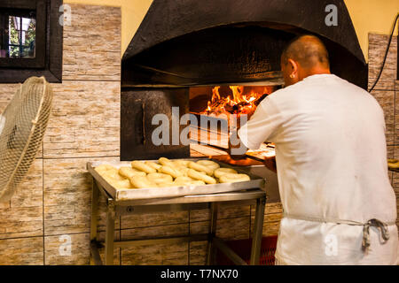 Un forno tradizionale in Dobrich, Bulgaria Foto Stock