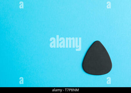 Chitarra nero scegli il colore di sfondo, spazio per il testo Foto Stock