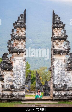 Indonesia, Bali, Amlapura, Pura Lempuyang tempio Foto Stock