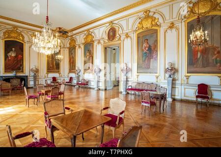 Francia, Bas Rhin, Strasburgo, città vecchia elencati come patrimonio mondiale dall' UNESCO, Palais des Rohan, il Museo di Arti Decorative, Sala dei Vescovi Foto Stock