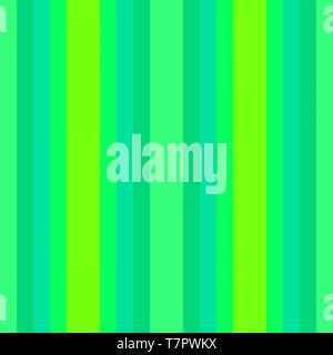 Verticale linee di sfondo verde primavera, un prato verde e molla media colori verdi abstract sfondo con strisce di carta da parati, presentazione, fashio Foto Stock