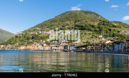 Villaggio di Domaso, lago di Como in Italia Foto Stock