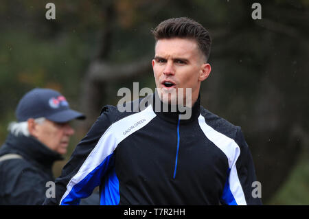 Gaz Beadle durante la Pro-Am del Betfred British Masters a Hillside Golf Club, Southport. Foto Stock