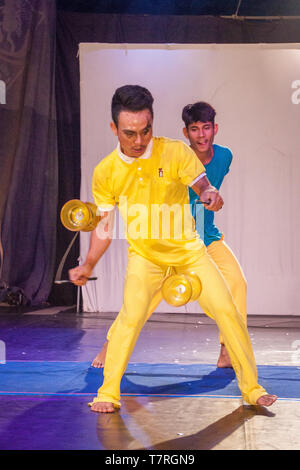 Battambang circus, Cambogia Foto Stock