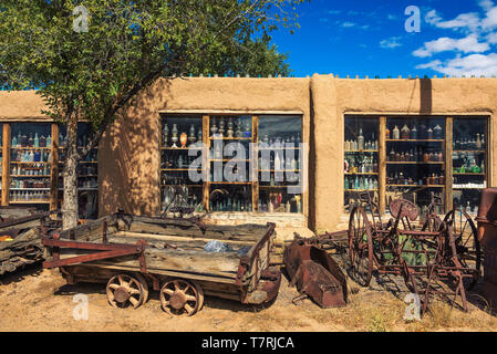 Casa Grande Trading Post e il Museo Minerario sul sentiero di turchese in Nuovo Messico Foto Stock