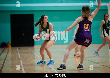 ALDI sponsorizzato Christie campionati, è un annuale manifestazione sportiva tenutasi tra le università di Leeds, Liverpool e la squadra di casa di Manchester Foto Stock