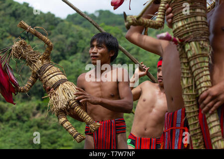 Hapao festival del riso,Banuae,Filippine Foto Stock