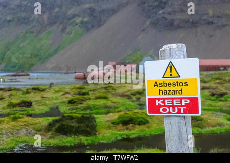 Stromness Stazione Baleniera Foto Stock