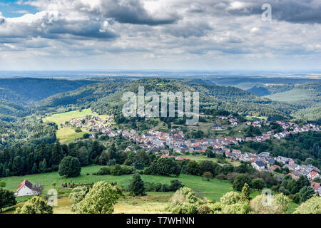 Villaggio di Dabo, Francia, della Mosella, Foto Stock