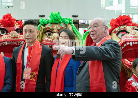 L'Aia, 9 febbraio 2019 - Henk Kool, presidente scheda economica l'Aia a scheda economica l'Aia presso il nuovo anno cinese 2019 celebrationation Foto Stock