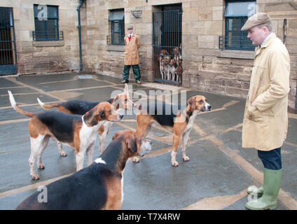 La Huntsman del Duca di Northumberland, Percy Hunt Foto Stock