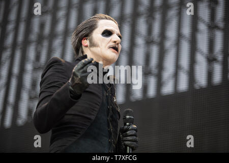 Milano, 8 maggio. Ghost esegue live @ Ippodromo snai del galoppo, Milano. Tour Worldwired Foto Stock