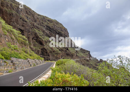 Mirador Punta de Teno sulla west cape di Tenerife, Isole Canarie, Spagna Foto Stock