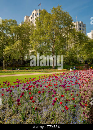Victoria Embankment Gardens, Londra, Regno Unito. Foto Stock