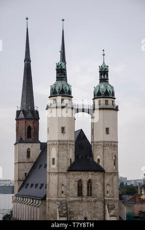 Marktkirche Unser Lieben Frauen, Halle, Sachsen-Anhalt, Deutschland Foto Stock