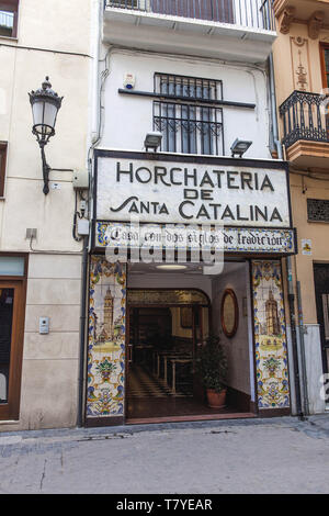 Spagna, Valencia, Horchateria de Santa Catalina foto Federico Meneghetti/Sintesi/Alamy Stock Photo Foto Stock