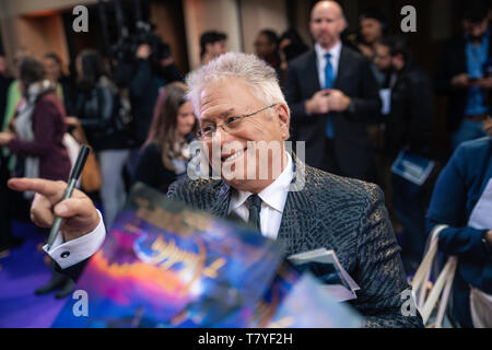 Parigi, Francia. Il 8 maggio 2019. Alan Menken, Parigi. Premiere di Aladdin, Il Grand Rex. Foto Stock