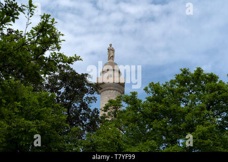 Il Monumento a Washington in baltimore, Maryland posto Foto Stock