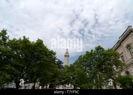 Il Monumento a Washington in baltimore, Maryland posto Foto Stock