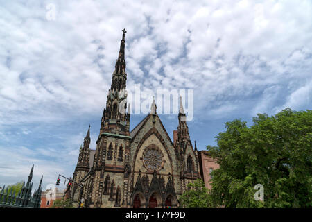 Mt. Vernon posto Regno Chiesa Metodista di Baltimore Washington Place Foto Stock