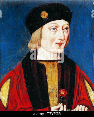 Re Enrico VII d'Inghilterra, (1457-1509), ritratto della scuola inglese, c.. 1510 Foto Stock