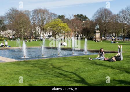 Regno Unito Galles, South Glamorgan, Cardiff, Gorsedd Gardens Foto Stock