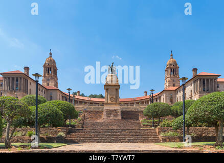 Unione di edifici, di alloggiamento del presidential gli uffici amministrativi e la sede del governo di Pretoria, Gauteng, Sud Africa Foto Stock