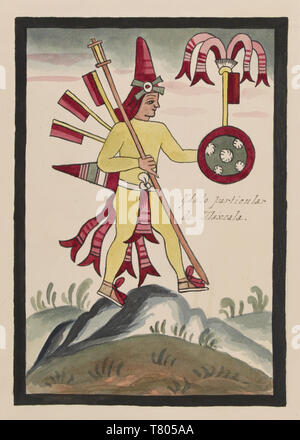 Tovar Codex, Quetzalcoatl, azteca Dio della creazione Foto Stock