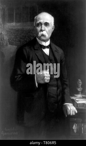 Georges Benjamin Clemenceau, uomo politico francese Foto Stock