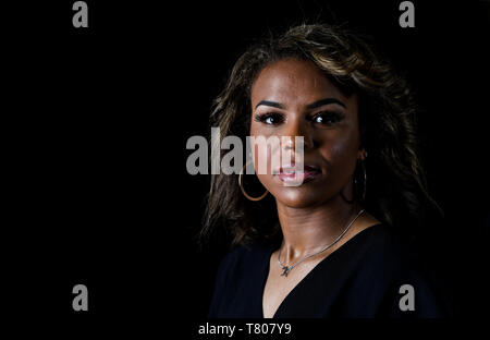 Manchester City's Nikita Parris pongono durante il FWA Calciatore dell'anno la cena al Landmark Hotel di Londra. Foto Stock