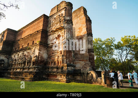 Tempio Lankatilaka, Polonnaruwa, Sito Patrimonio Mondiale dell'UNESCO, Nord provincia centrale, Sri Lanka, Asia Foto Stock