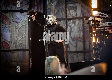 Milano, 8 maggio. Ghost esegue live @ Ippodromo snai del galoppo, Milano. Tour Worldwired Foto Stock